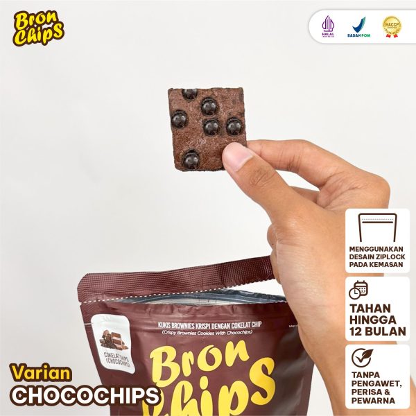 Bronchips Paket Hemat 4 Pcs Keripik Brownies Crispy