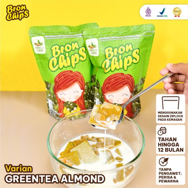 Bronchips Greentea Almond