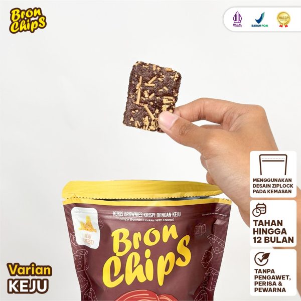 Bundling Hemat (2 Bronchips & 2 Granola Bites), Bronchips Keripik Brownies Crispy, Granola Bites Snack Oat Biji Bijian Halal