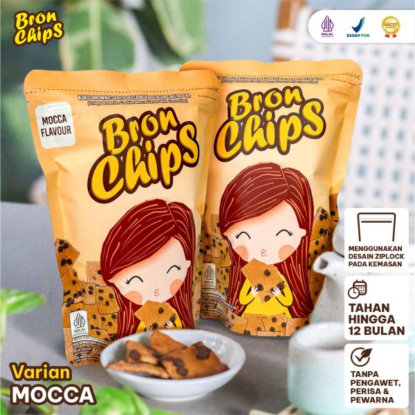 Bronchips Paket Hemat 4 Pcs Keripik Brownies Crispy