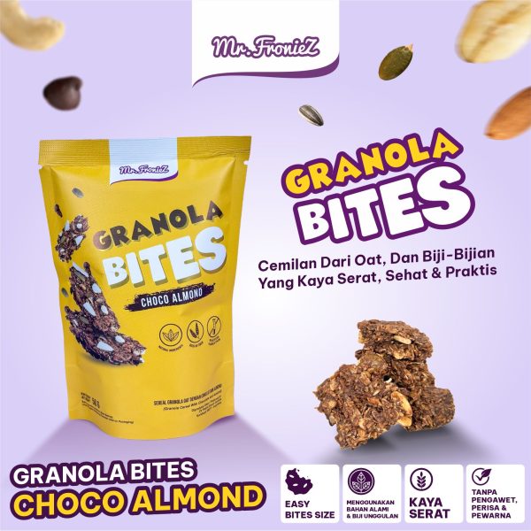 Mr.Froniez Granola Bites Paket 1 Karton (isi 15 pcs x 50gram)