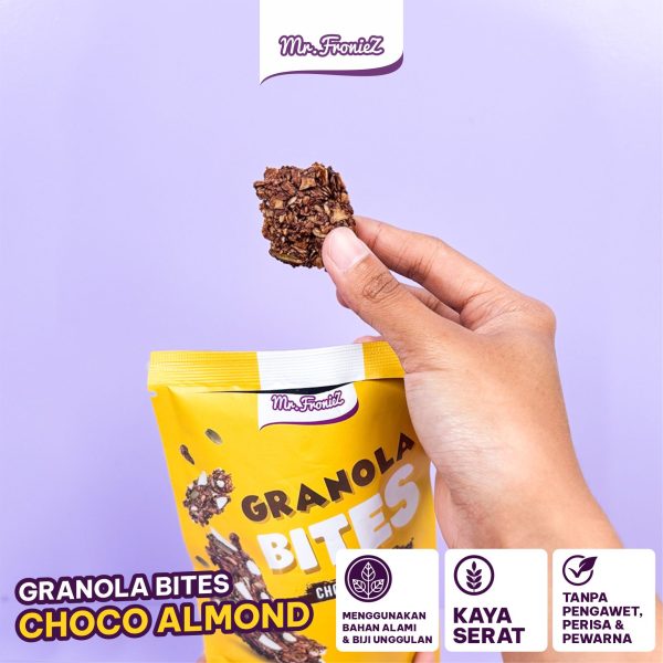 Bundling Hemat (2 Bronchips & 2 Granola Bites), Bronchips Keripik Brownies Crispy, Granola Bites Snack Oat Biji Bijian Halal