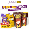 Bundling Hemat (2 Bronchips & 2 Granola Bites), Bronchips Keripik Brownies Crispy, Granola Bites Snack Oat Biji Bijian Halal