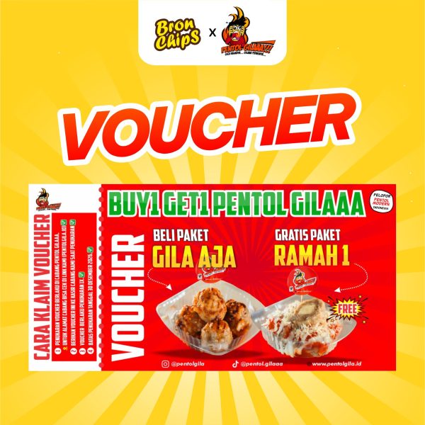 Voucher Buy 1 Get 1 Pentol Gila